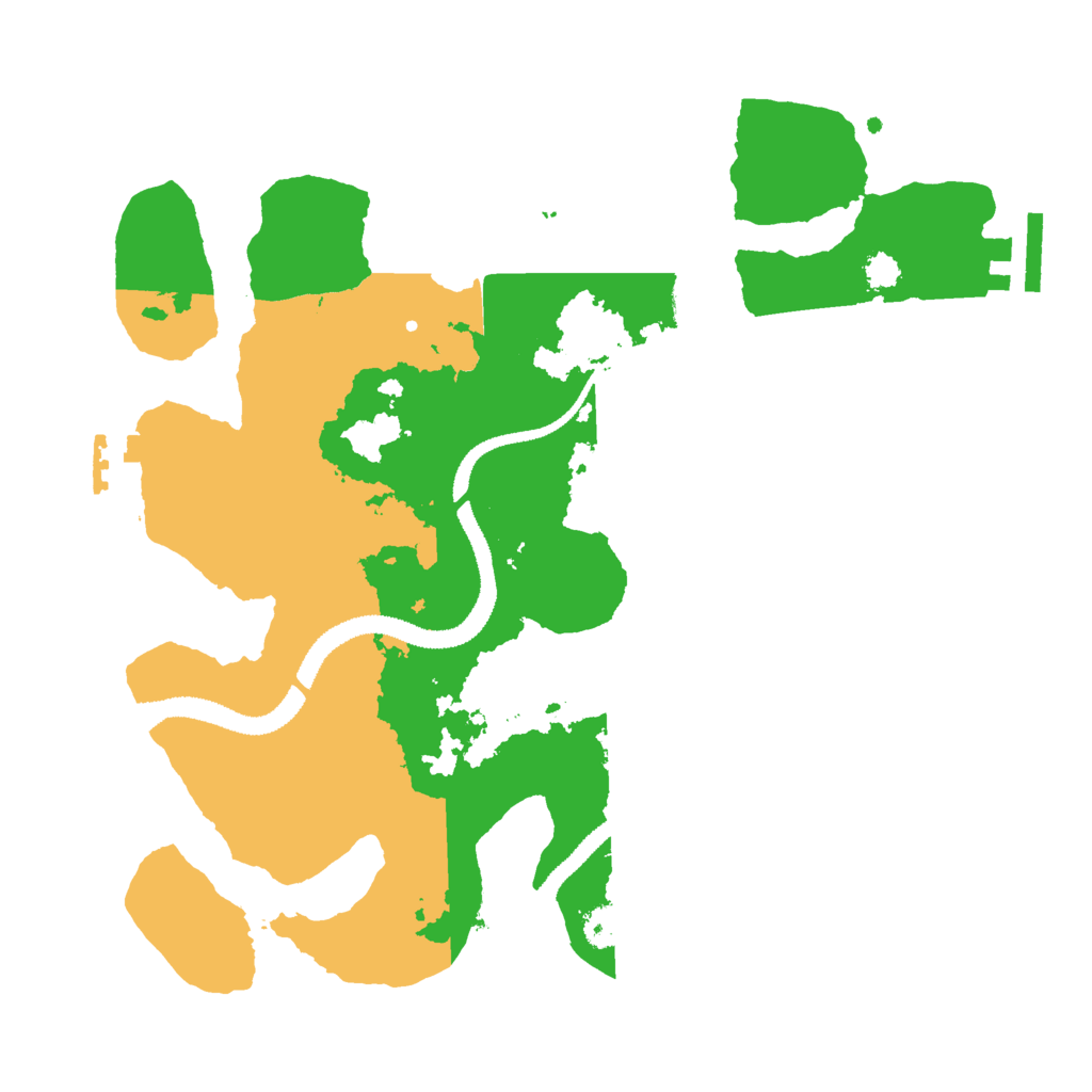 Biome Rust Map: Procedural Map, Size: 2800, Seed: 67615