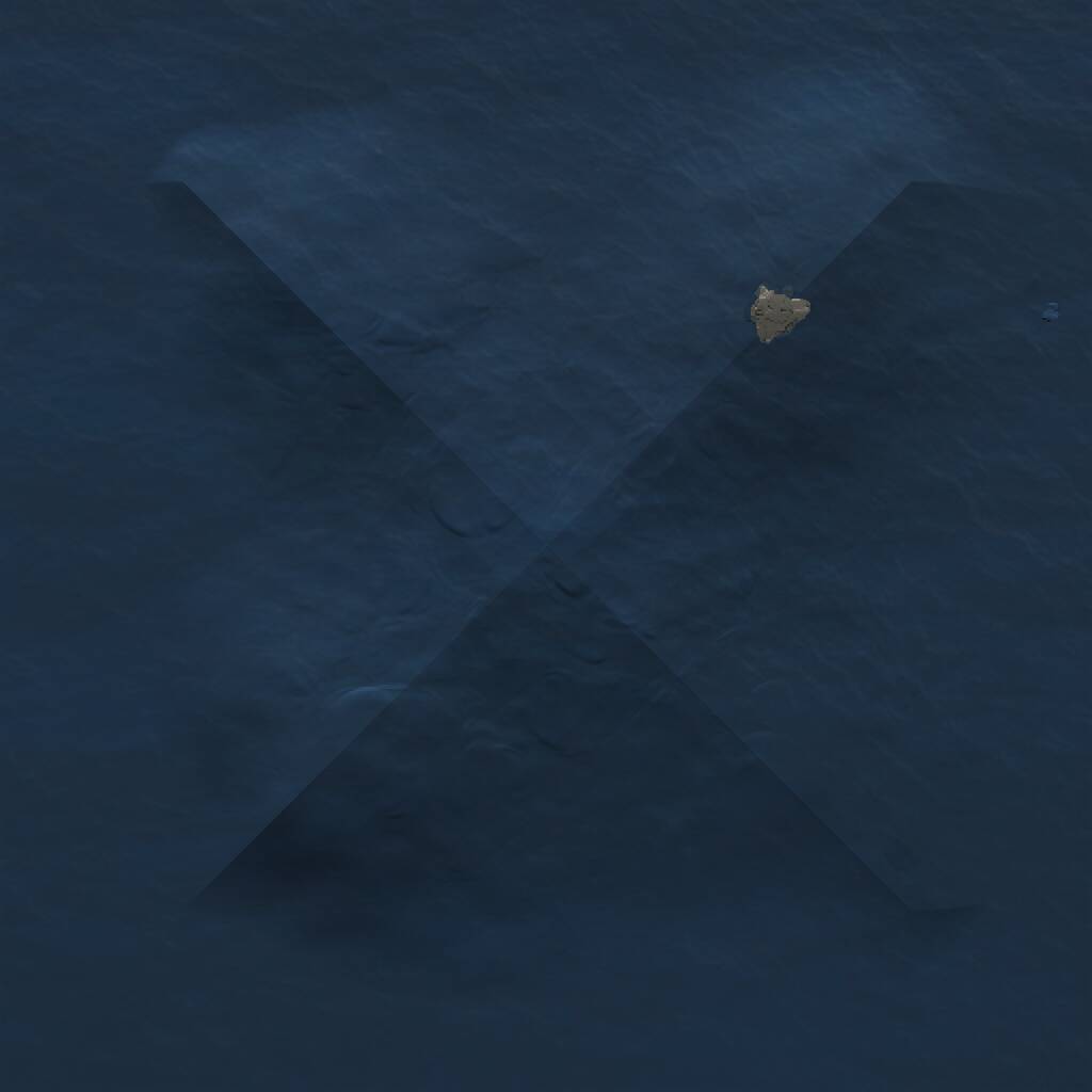 Rust Map: Procedural Map, Size: 1000, Seed: 1653, 1 Monuments