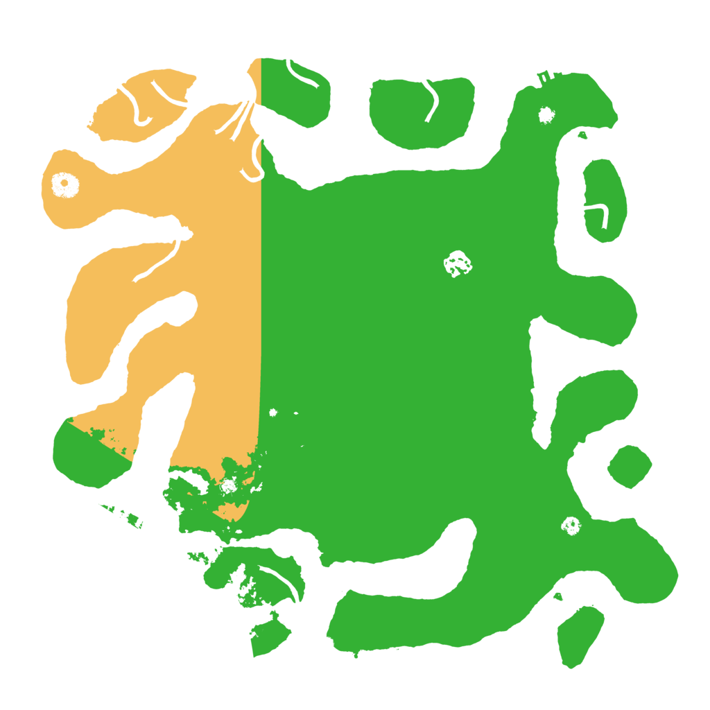 Biome Rust Map: Procedural Map, Size: 4000, Seed: 400012
