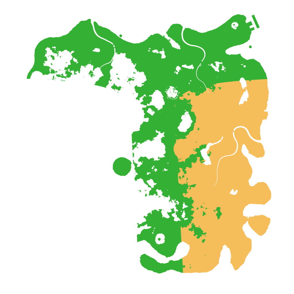 Biome Rust Map: Procedural Map, Size: 4250, Seed: 946727