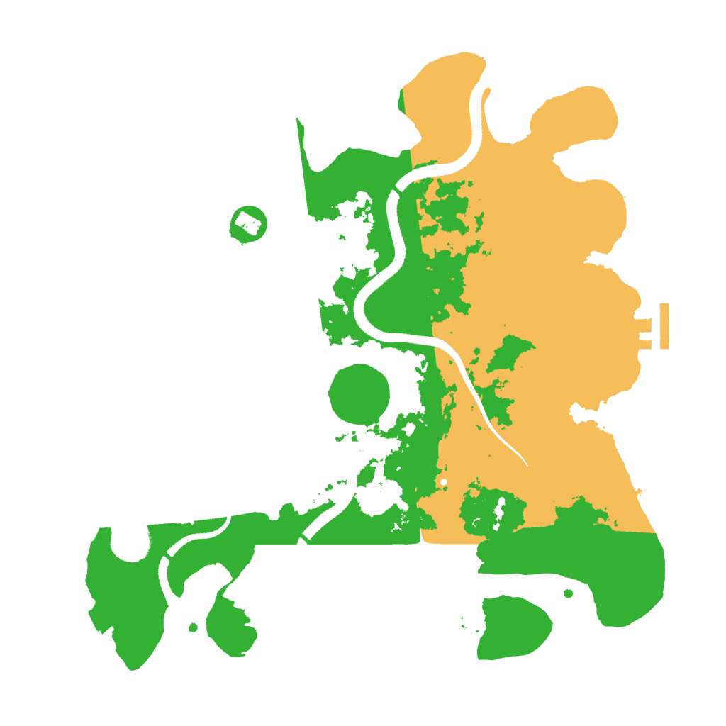 Biome Rust Map: Procedural Map, Size: 3200, Seed: 713921