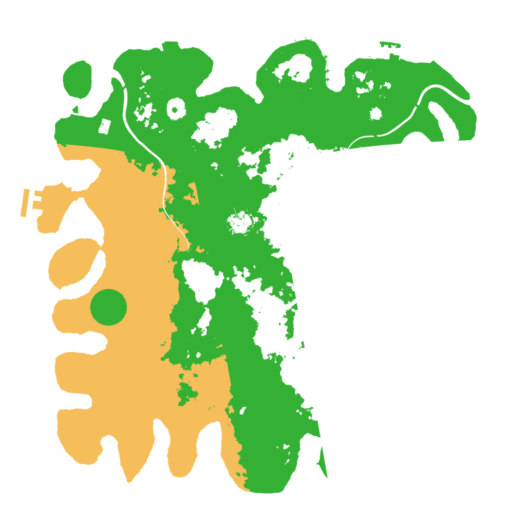 Biome Rust Map: Procedural Map, Size: 3800, Seed: 57635789