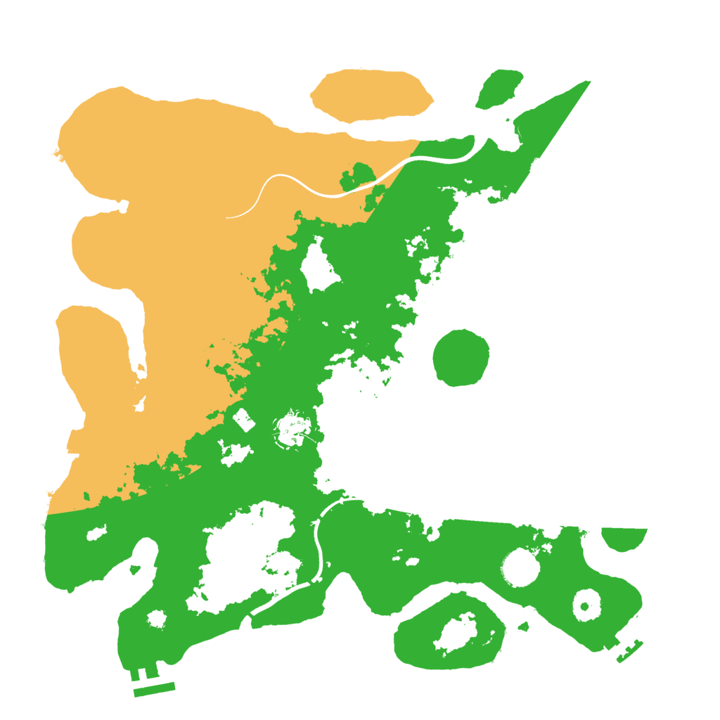 Biome Rust Map: Procedural Map, Size: 3500, Seed: 906720