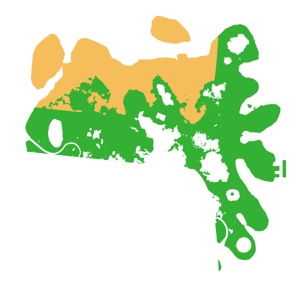 Biome Rust Map: Procedural Map, Size: 3500, Seed: 861351