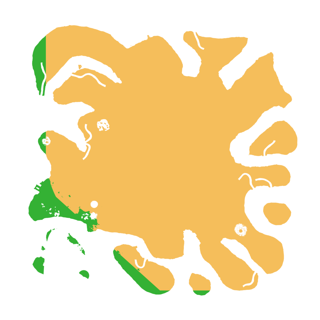 Biome Rust Map: Procedural Map, Size: 3900, Seed: 59769752