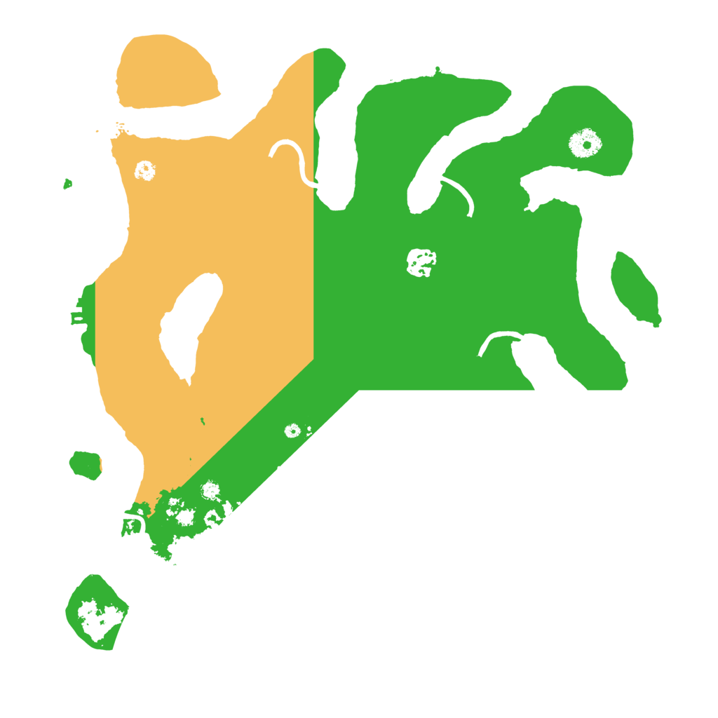 Biome Rust Map: Procedural Map, Size: 3600, Seed: 527743314