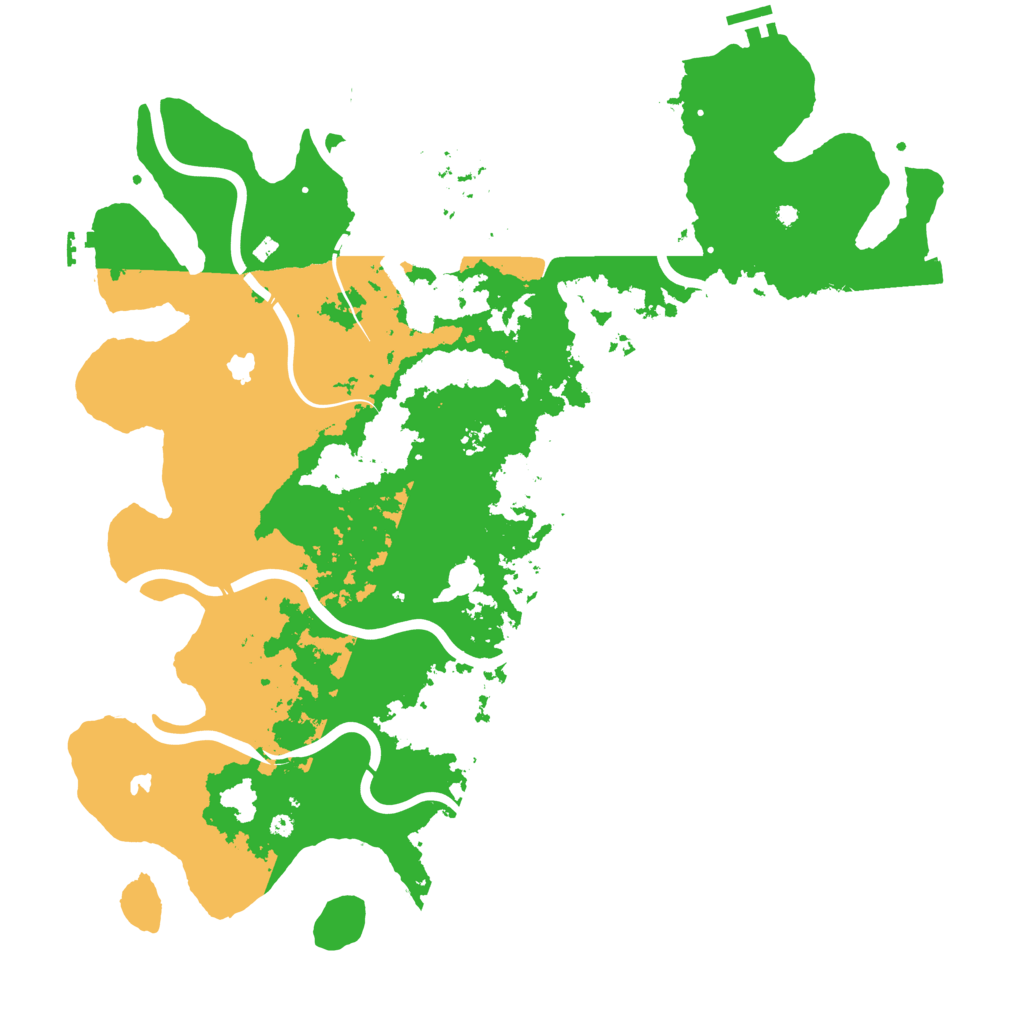 Biome Rust Map: Procedural Map, Size: 4500, Seed: 9831764