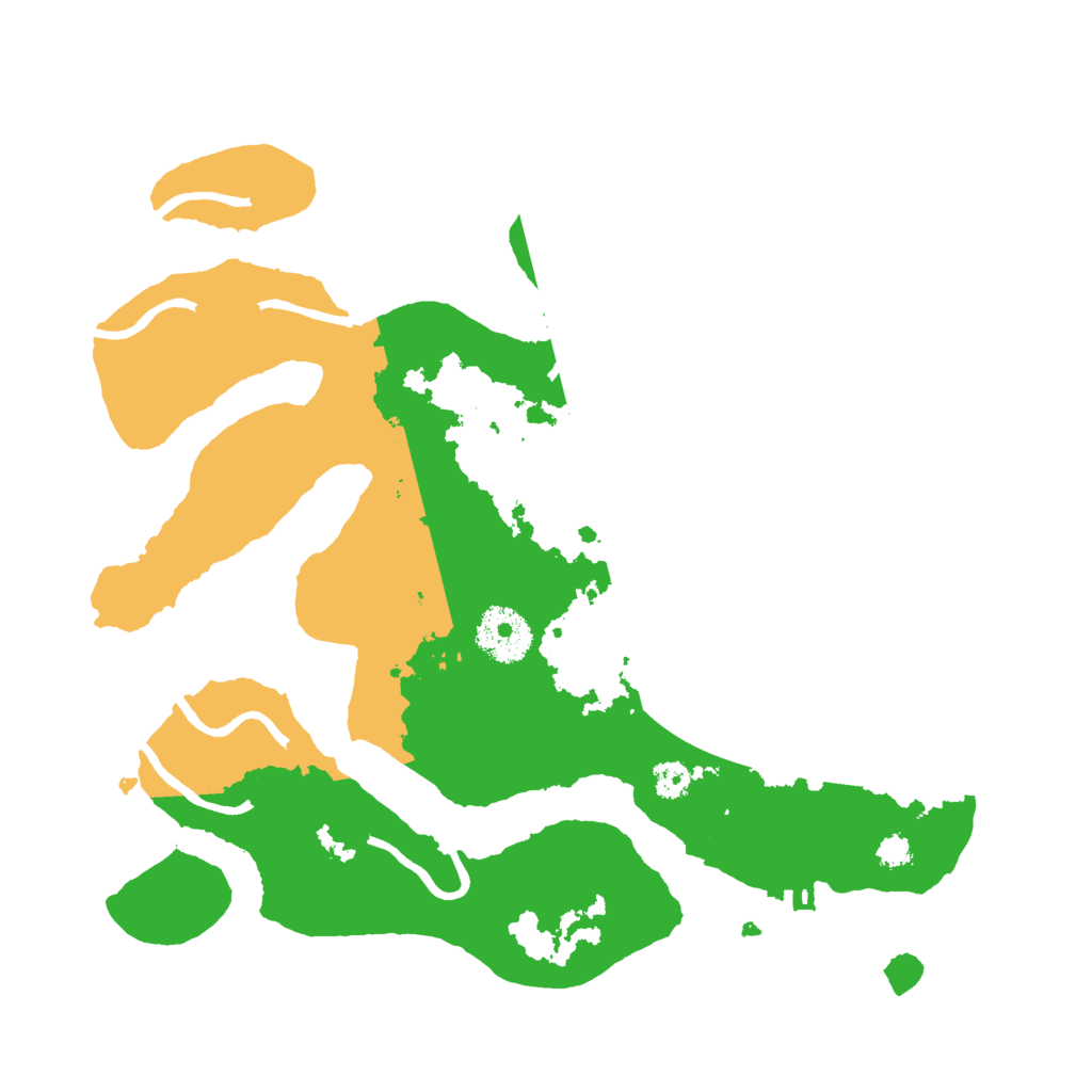 Biome Rust Map: Procedural Map, Size: 3000, Seed: 130594