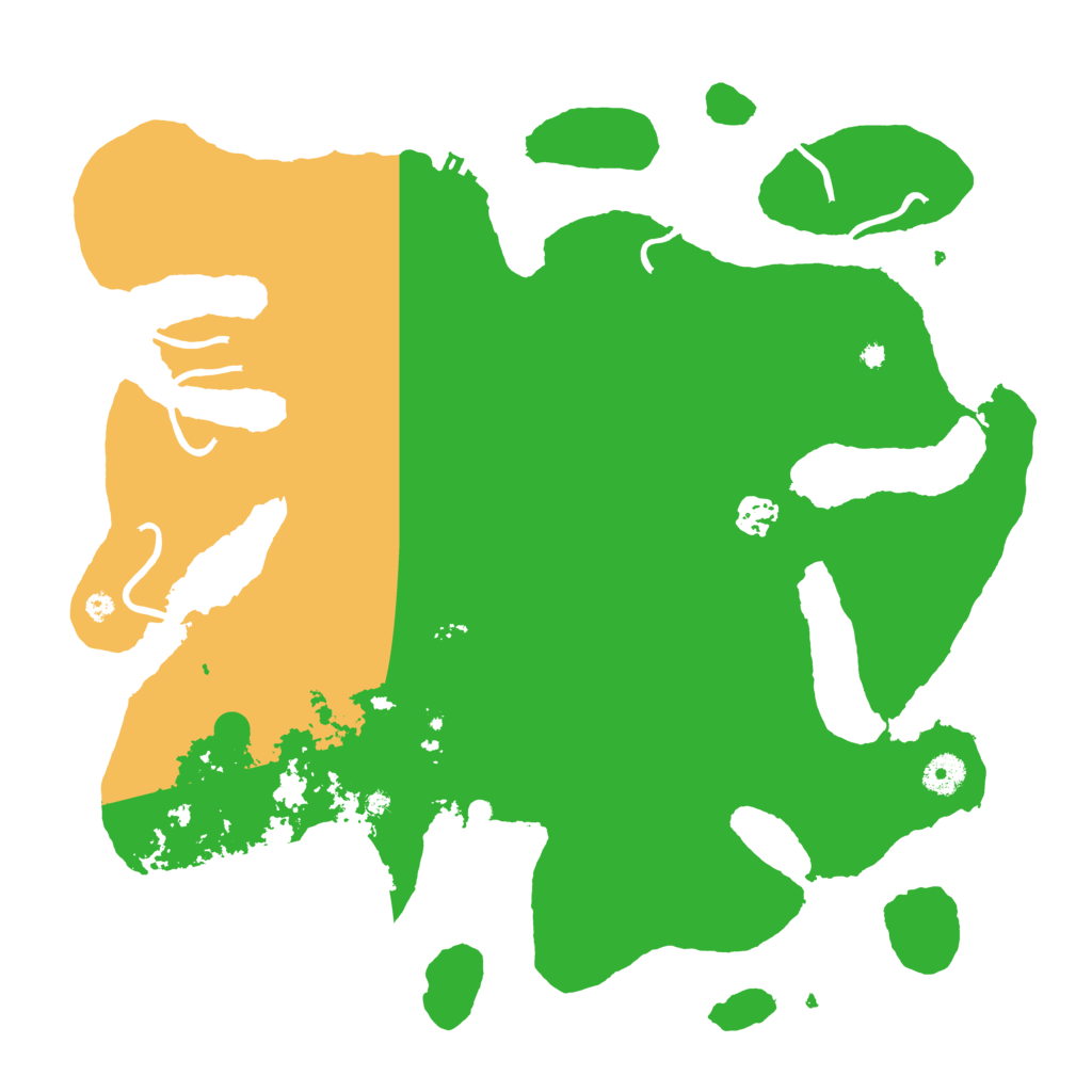 Biome Rust Map: Procedural Map, Size: 4000, Seed: 1377864801