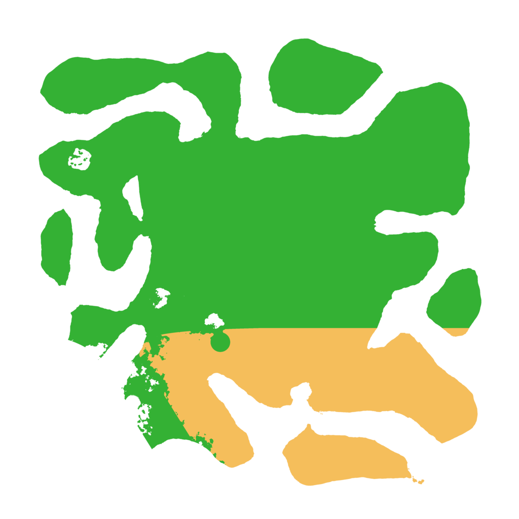 Biome Rust Map: Barren, Size: 3500, Seed: 906