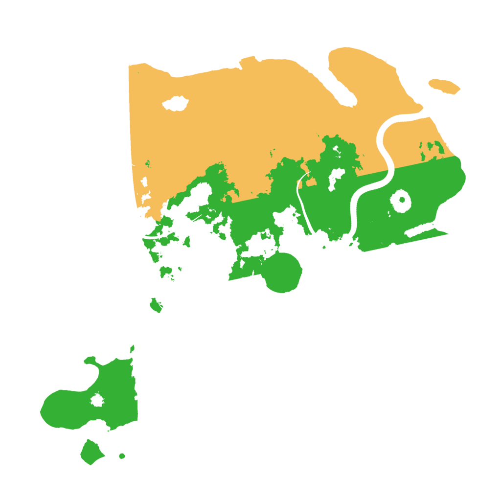 Biome Rust Map: Procedural Map, Size: 3500, Seed: 2659728