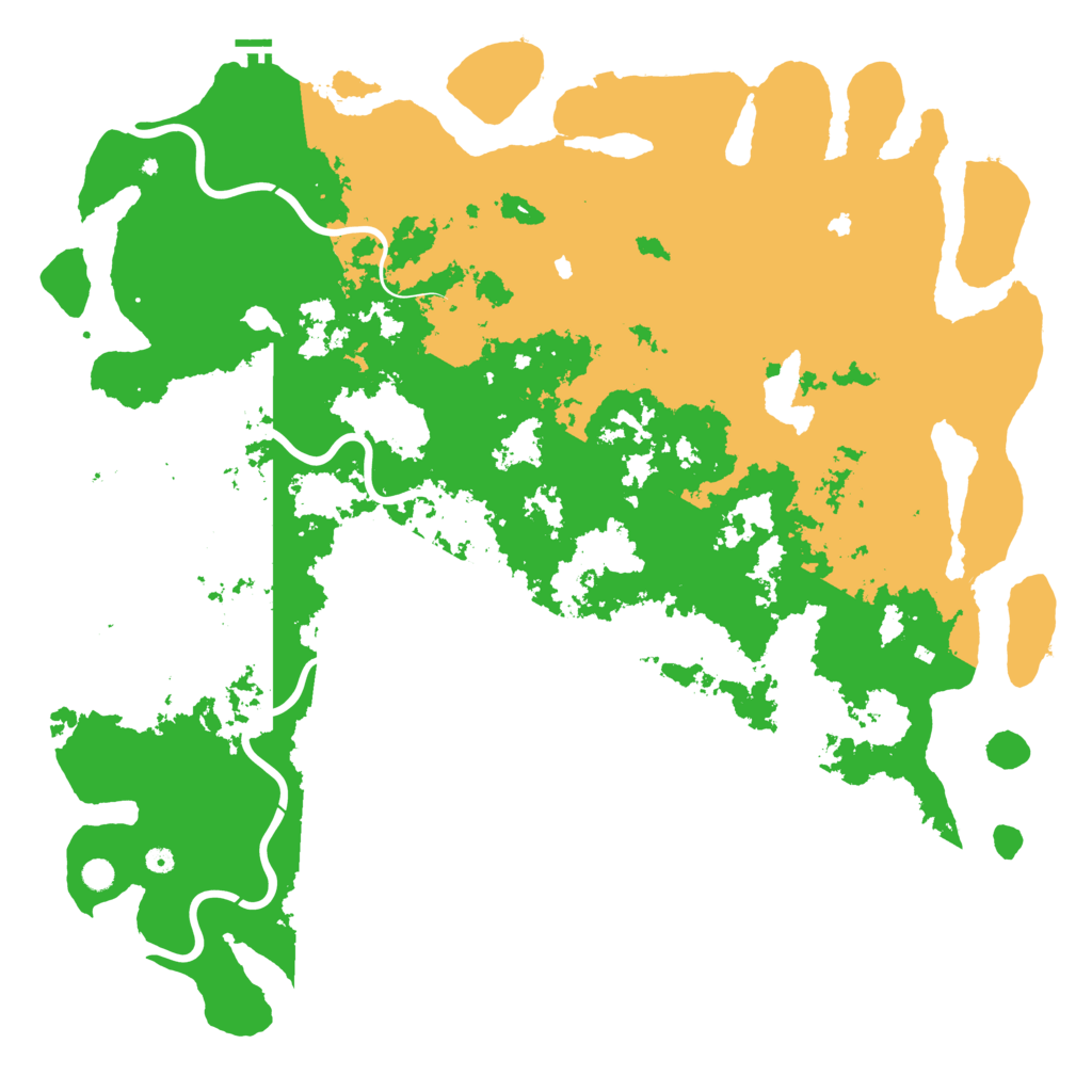 Biome Rust Map: Procedural Map, Size: 6000, Seed: 41694260