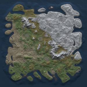 Thumbnail Rust Map: Procedural Map, Size: 5000, Seed: 5000, 19 Monuments