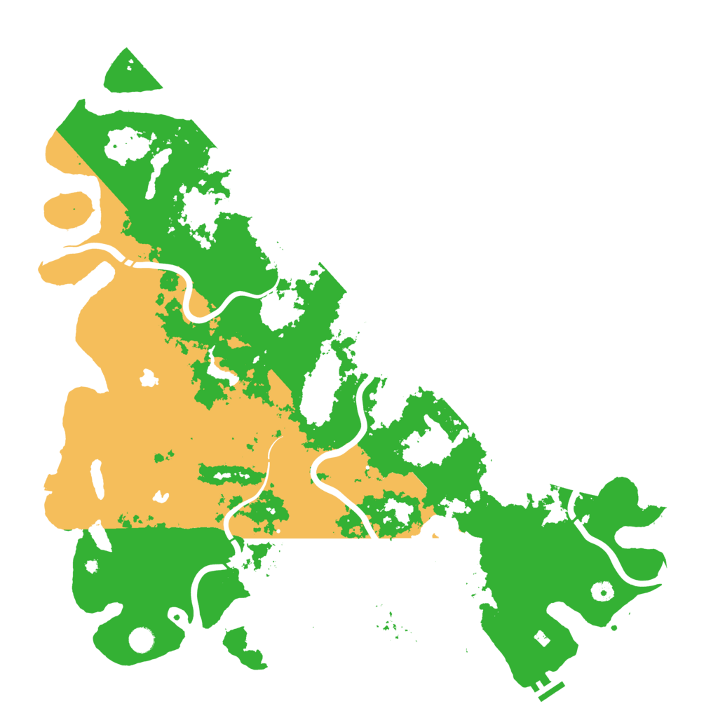 Biome Rust Map: Procedural Map, Size: 5000, Seed: 5000