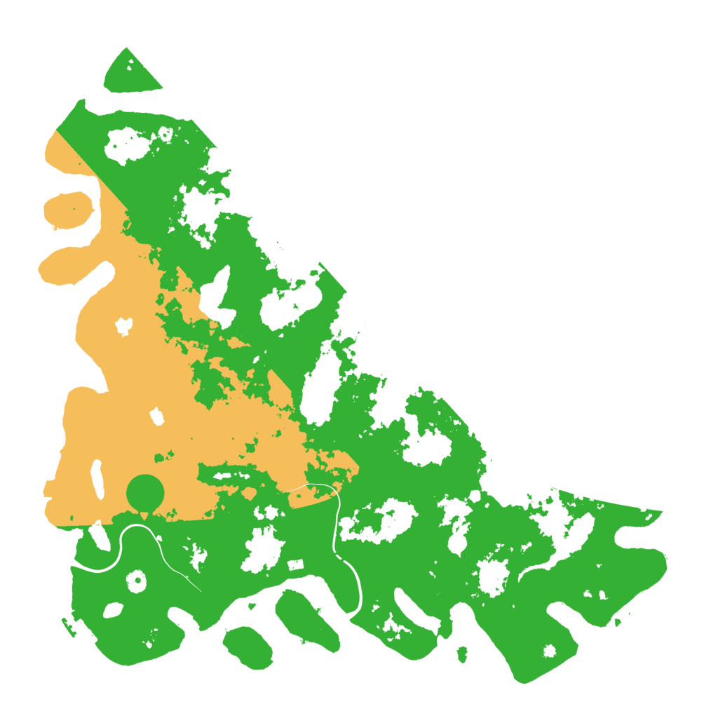 Biome Rust Map: Procedural Map, Size: 5000, Seed: 5000