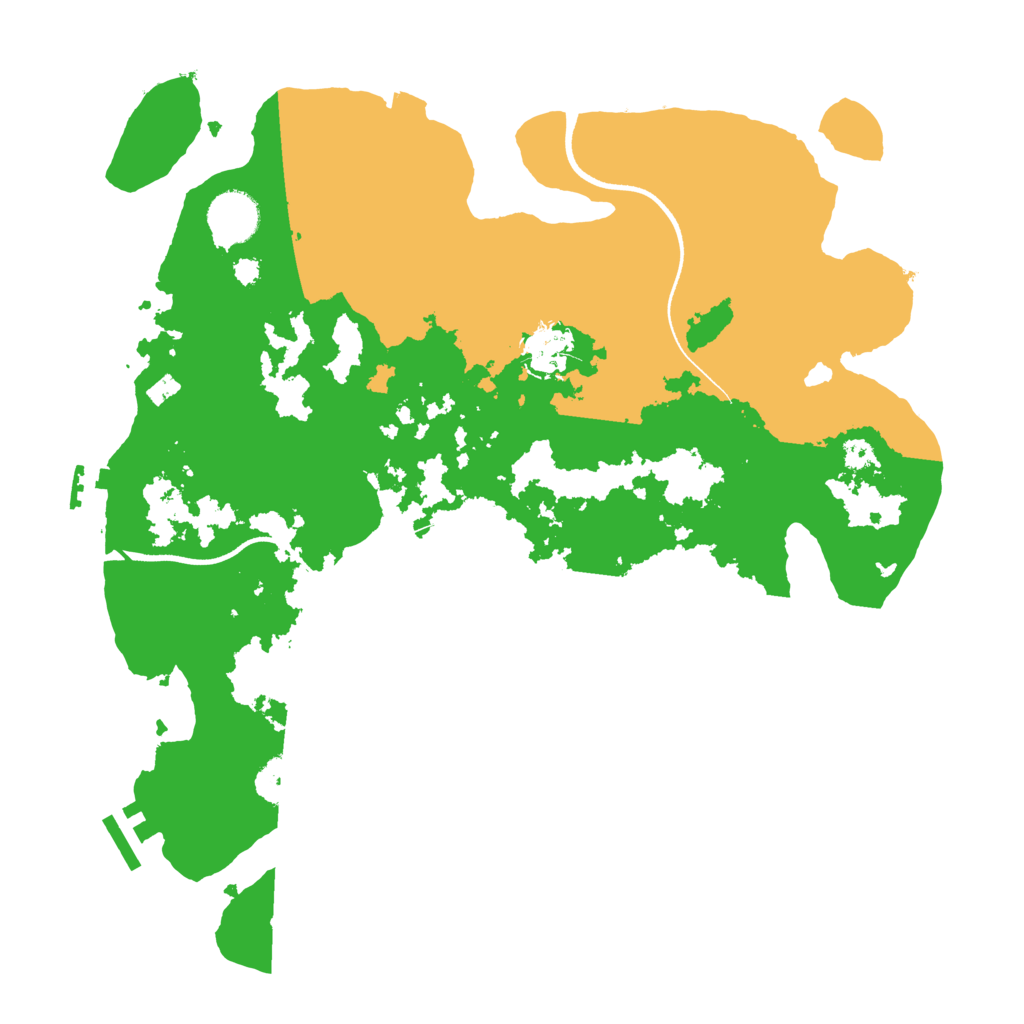 Biome Rust Map: Procedural Map, Size: 3500, Seed: 22815909