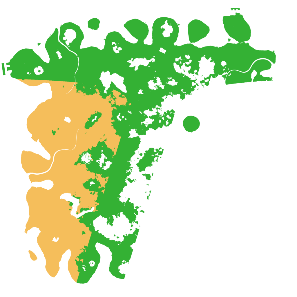 Biome Rust Map: Procedural Map, Size: 5000, Seed: 95591544