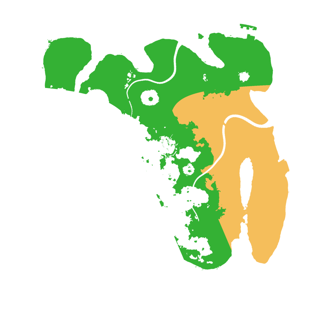Biome Rust Map: Procedural Map, Size: 2800, Seed: 20110
