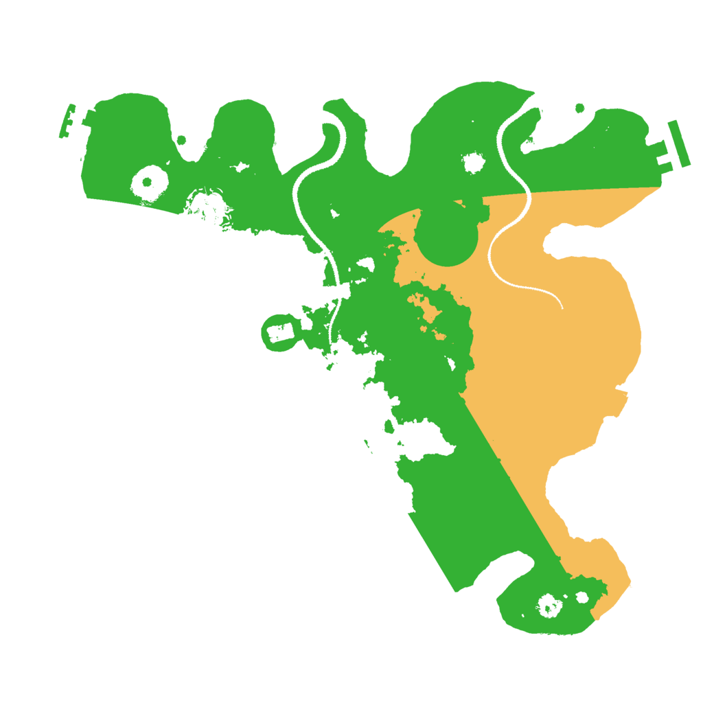 Biome Rust Map: Procedural Map, Size: 3000, Seed: 2425783