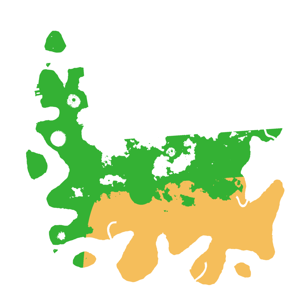 Biome Rust Map: Procedural Map, Size: 3500, Seed: 986587