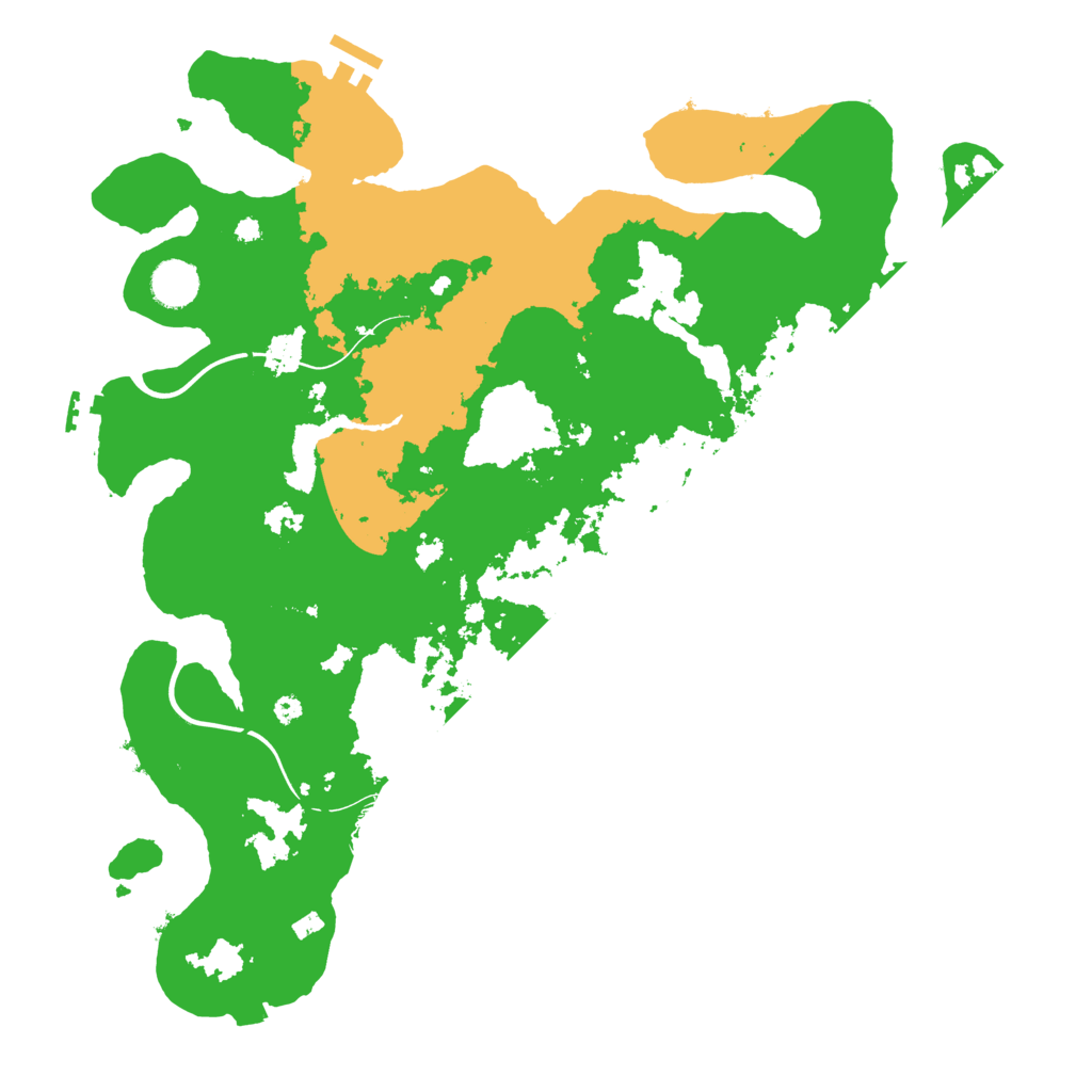 Biome Rust Map: Procedural Map, Size: 4000, Seed: 121119162