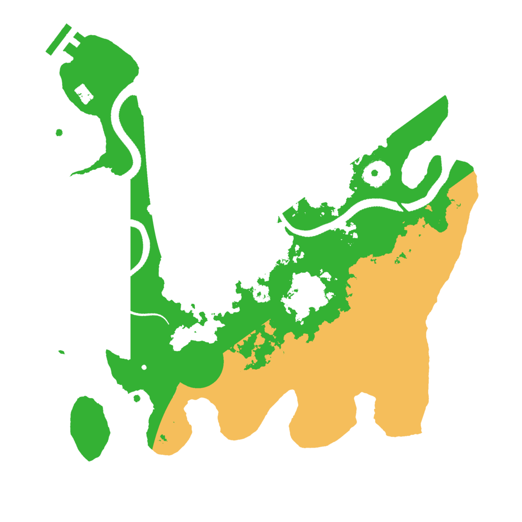 Biome Rust Map: Procedural Map, Size: 3000, Seed: 54424578