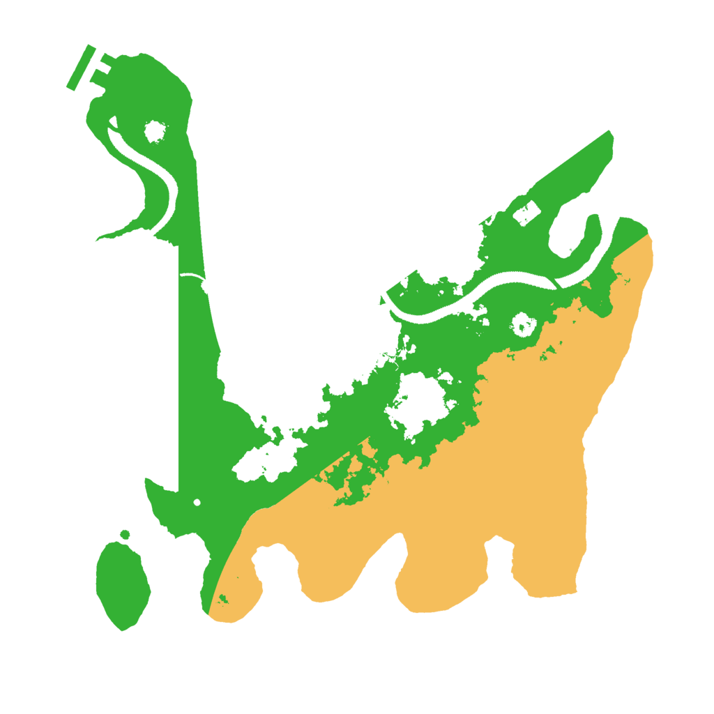 Biome Rust Map: Procedural Map, Size: 3000, Seed: 54424578