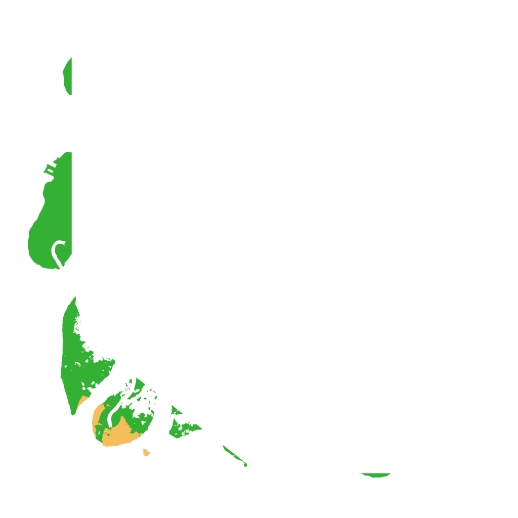 Biome Rust Map: Procedural Map, Size: 3500, Seed: 1030185410