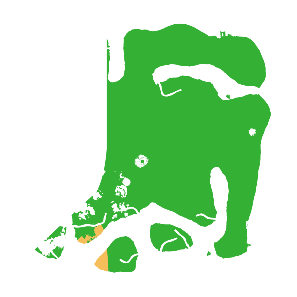 Biome Rust Map: Procedural Map, Size: 3500, Seed: 32194801