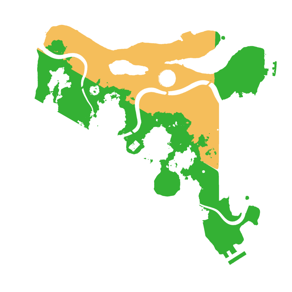 Biome Rust Map: Procedural Map, Size: 3000, Seed: 547885