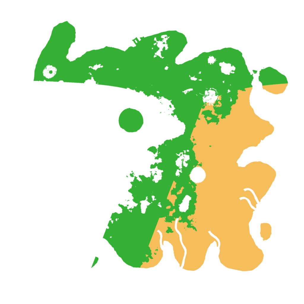 Biome Rust Map: Procedural Map, Size: 3500, Seed: 222991