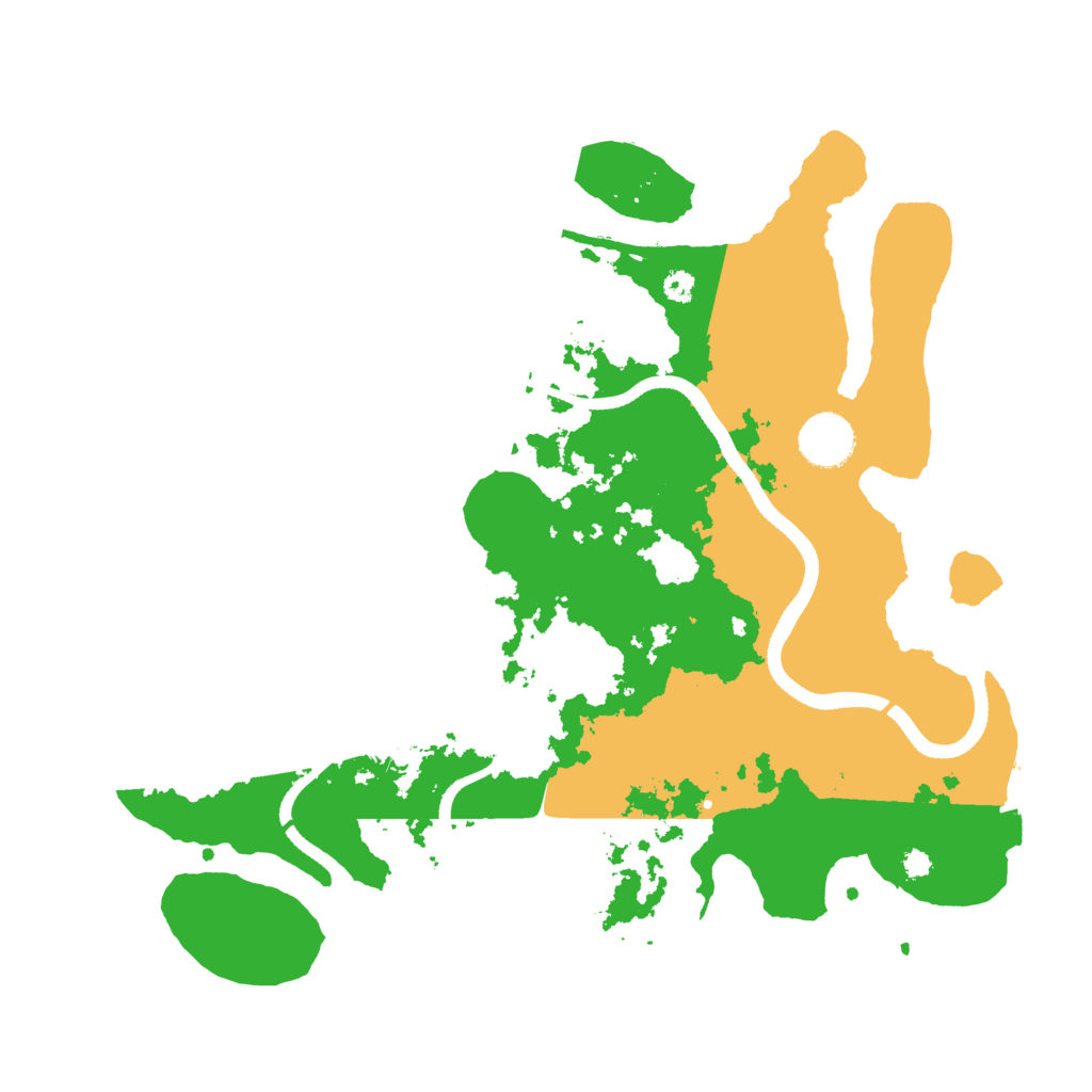 Biome Rust Map: Procedural Map, Size: 3500, Seed: 2649