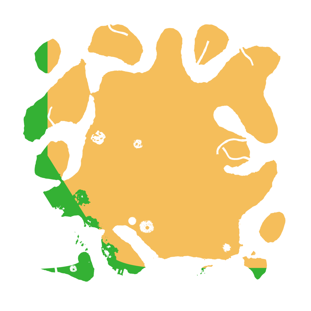 Biome Rust Map: Procedural Map, Size: 3500, Seed: 855026721