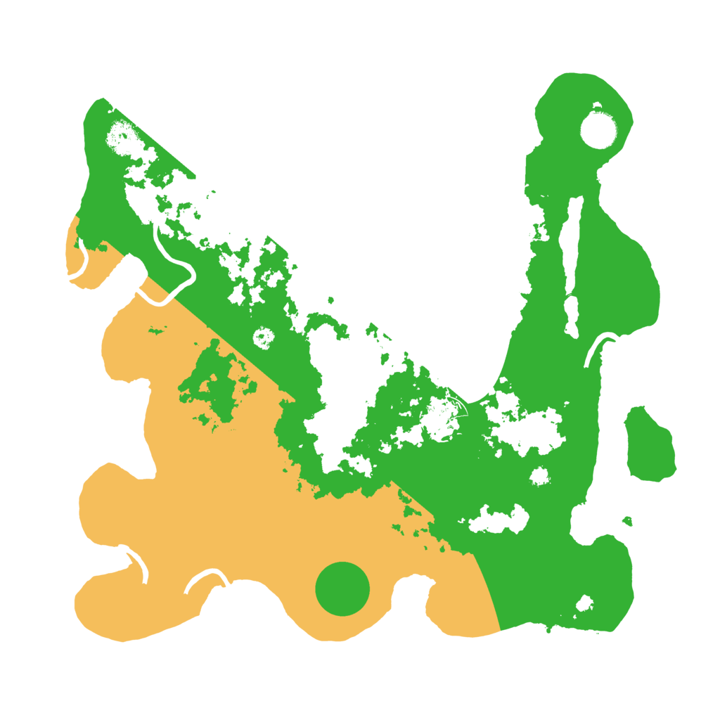 Biome Rust Map: Procedural Map, Size: 3500, Seed: 1161488224