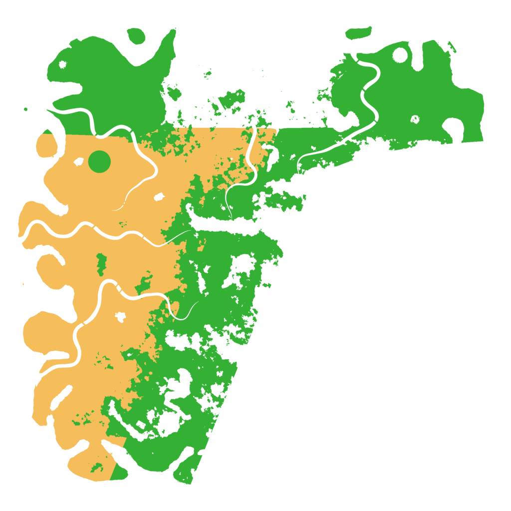 Biome Rust Map: Procedural Map, Size: 6000, Seed: 1271967046