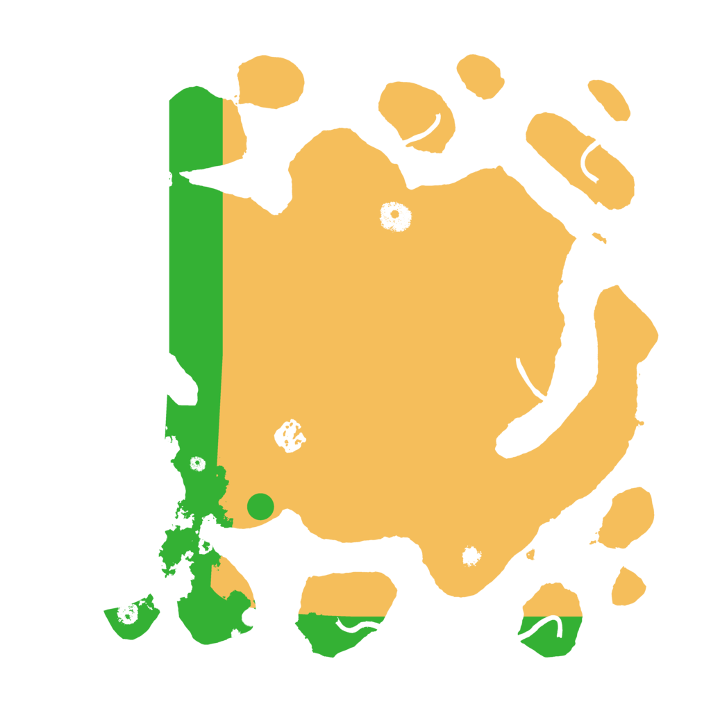 Biome Rust Map: Procedural Map, Size: 3500, Seed: 46899