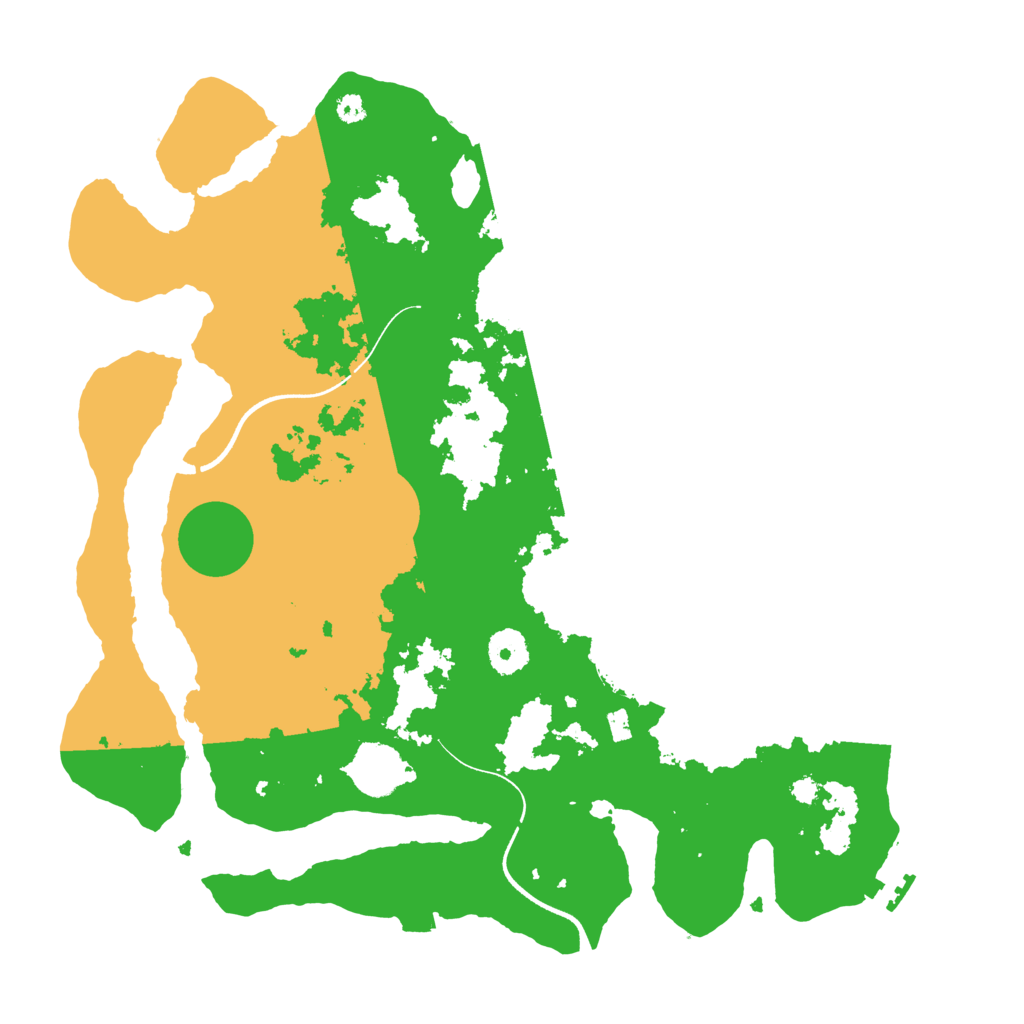 Biome Rust Map: Procedural Map, Size: 3600, Seed: 1867323974