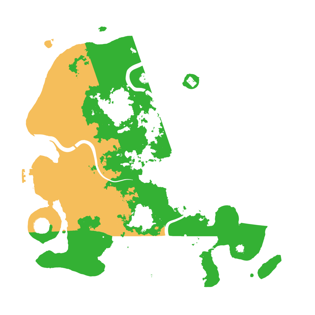 Biome Rust Map: Procedural Map, Size: 3500, Seed: 1578360984