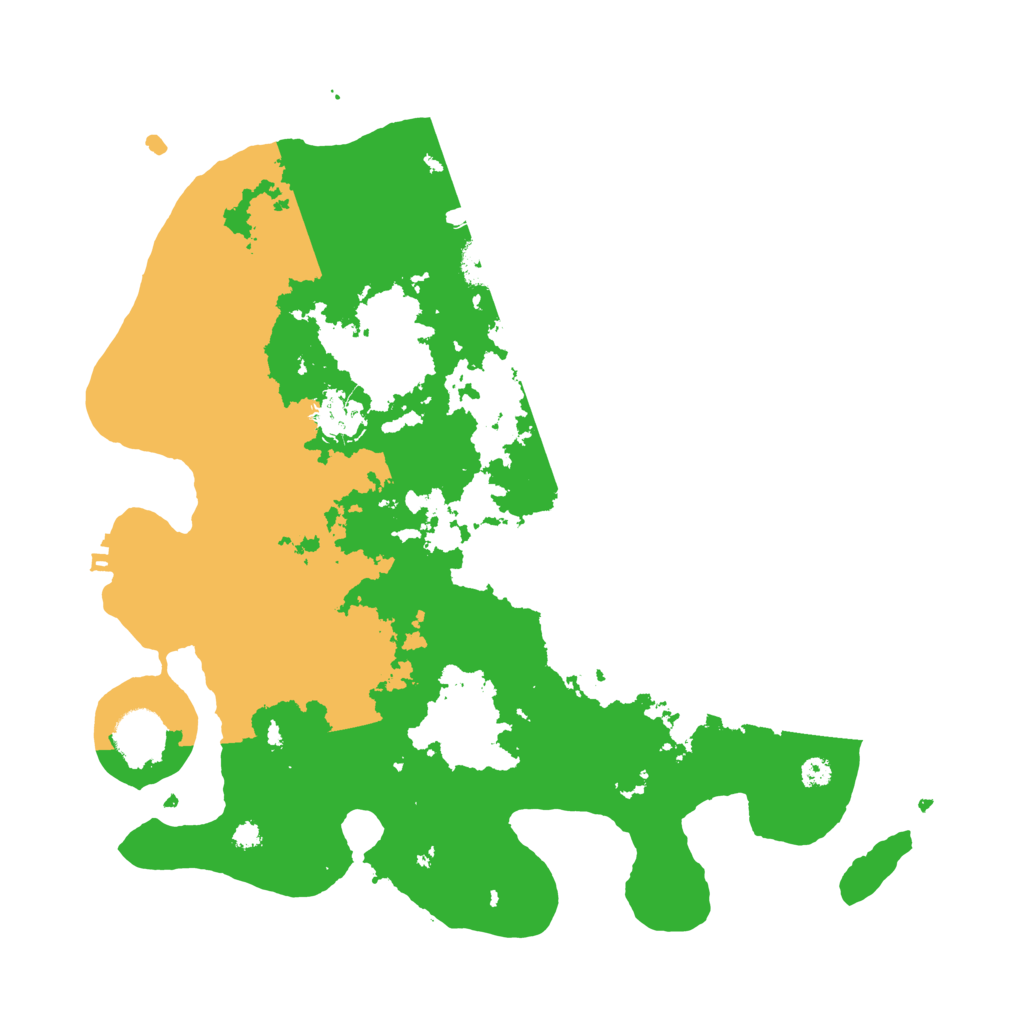 Biome Rust Map: Procedural Map, Size: 3500, Seed: 1578360984