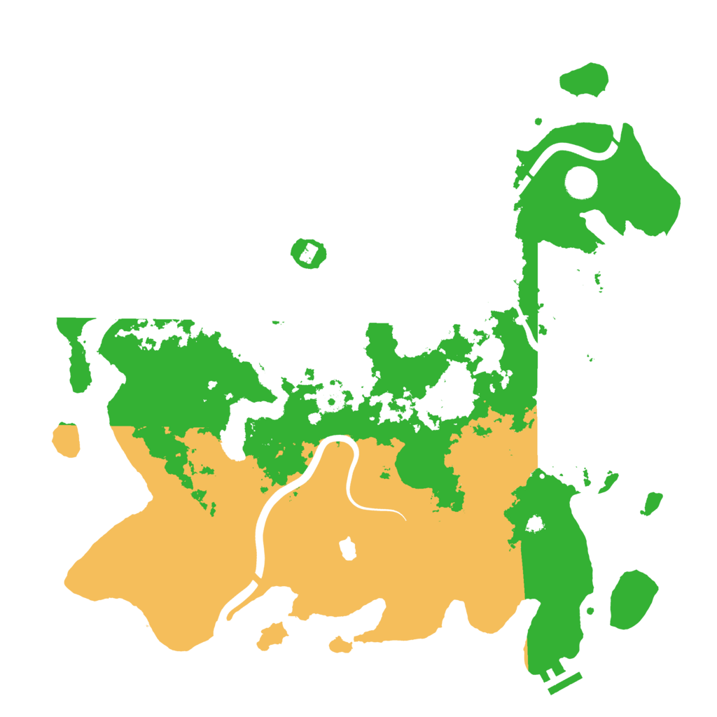 Biome Rust Map: Procedural Map, Size: 4000, Seed: 9054