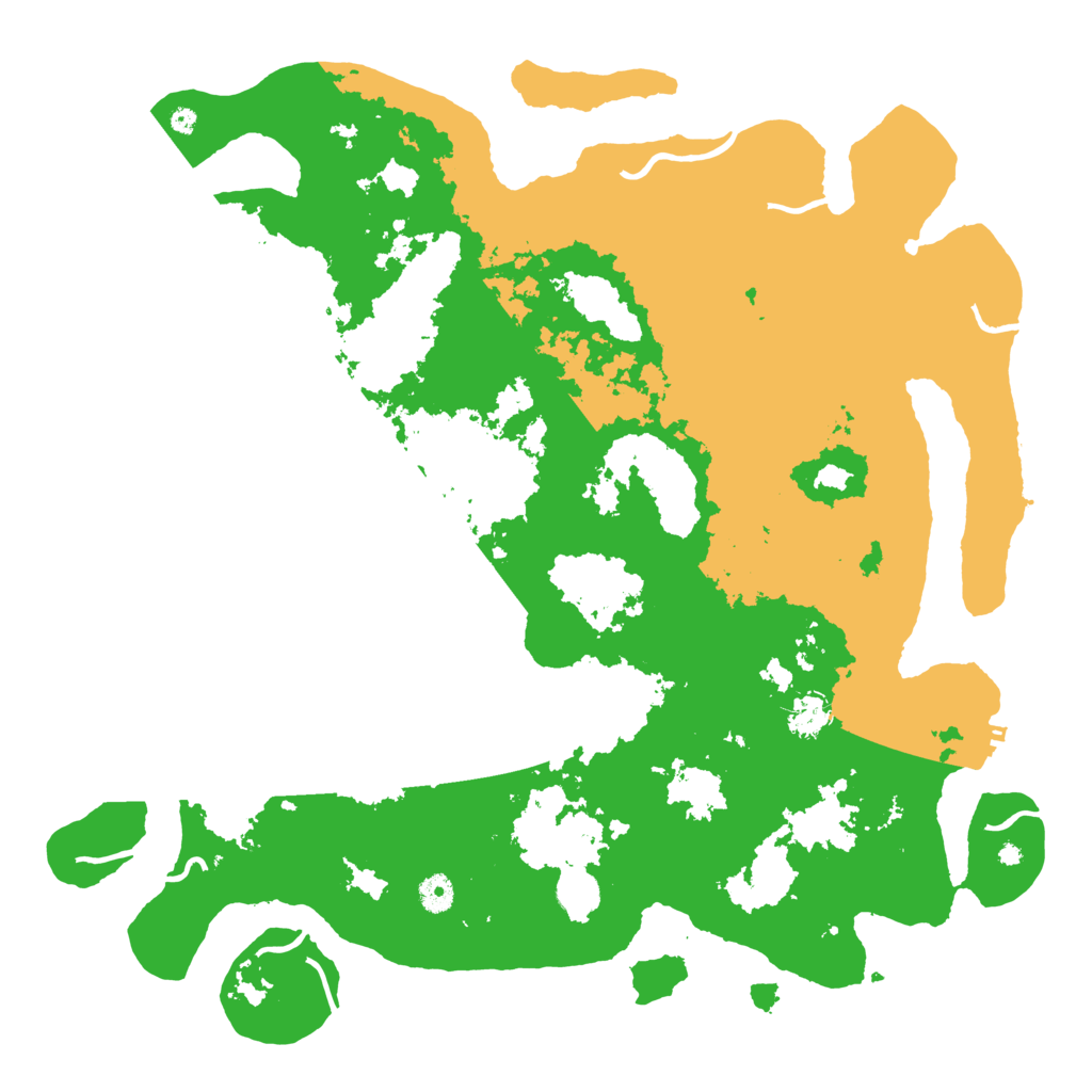 Biome Rust Map: Procedural Map, Size: 4500, Seed: 946685898