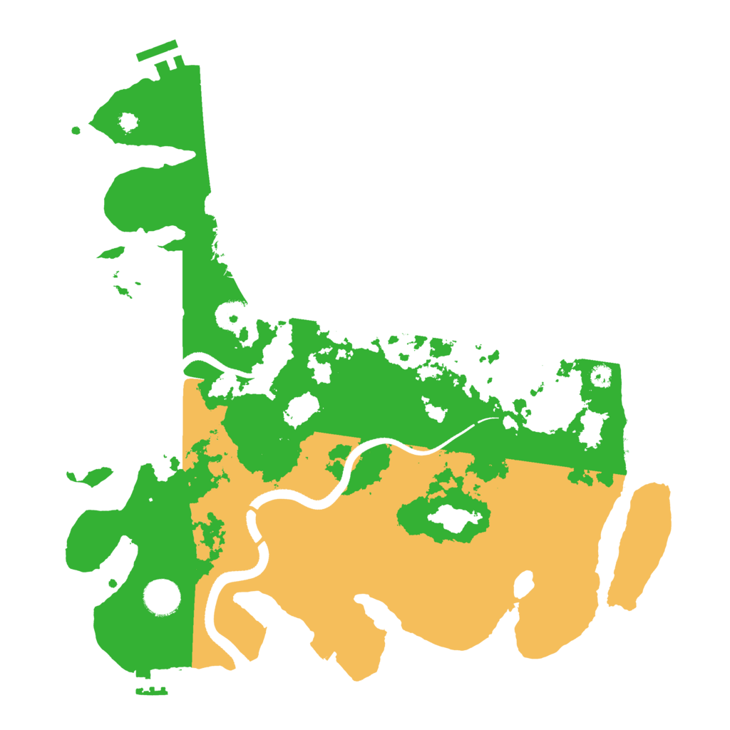 Biome Rust Map: Procedural Map, Size: 3500, Seed: 1638268960
