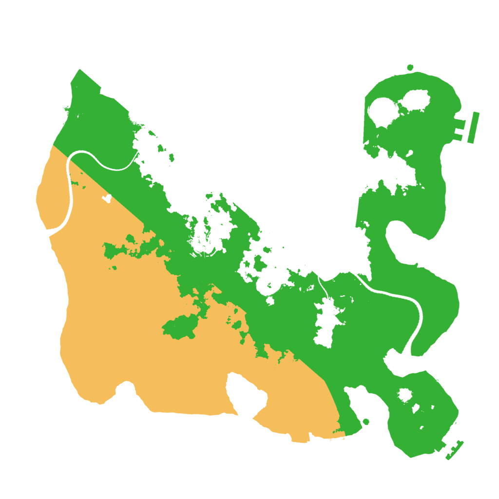 Biome Rust Map: Procedural Map, Size: 3200, Seed: 4242