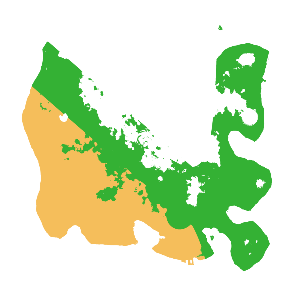 Biome Rust Map: Procedural Map, Size: 3200, Seed: 4242