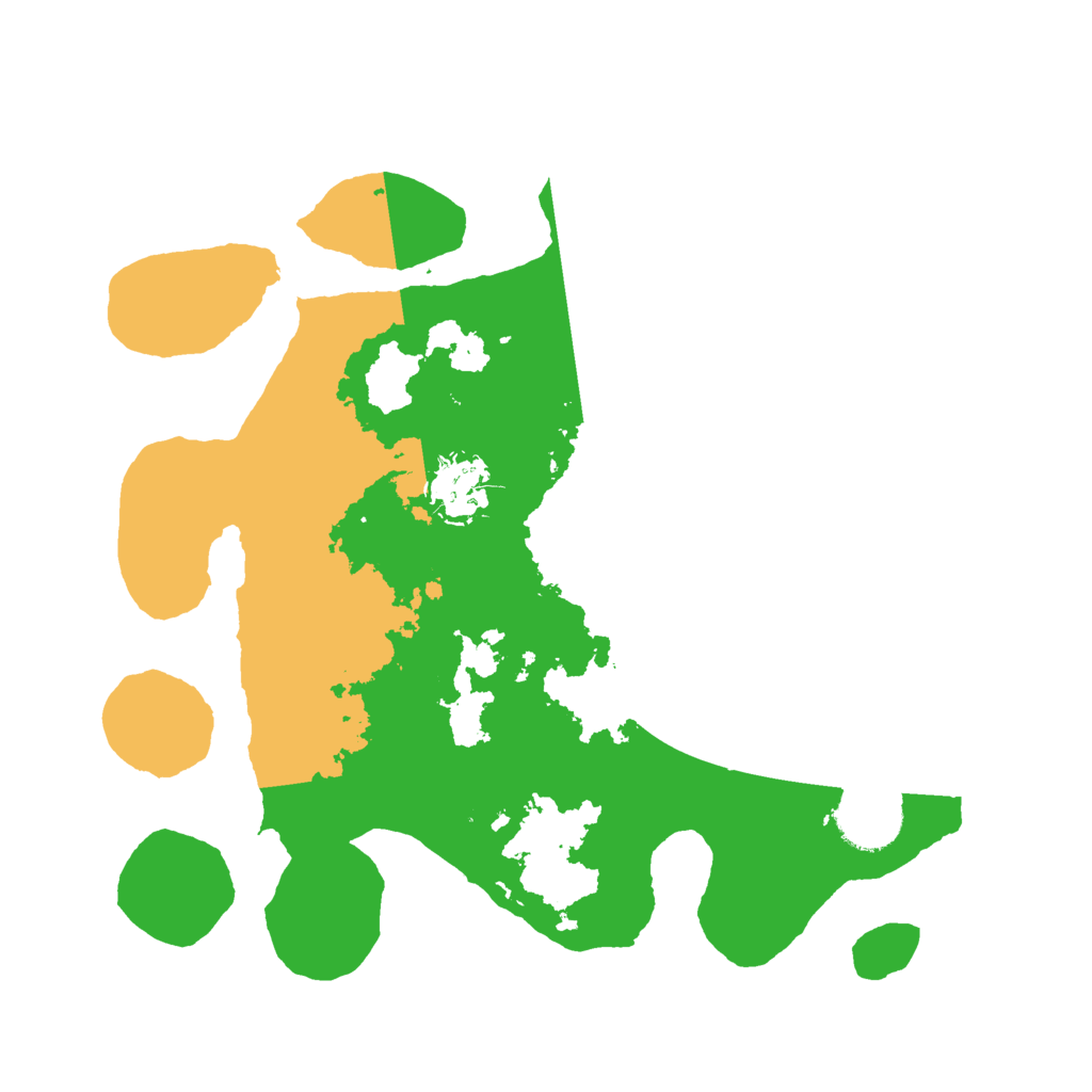 Biome Rust Map: Barren, Size: 3000, Seed: 551155