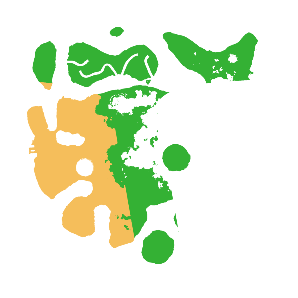 Biome Rust Map: Procedural Map, Size: 3000, Seed: 1616557741