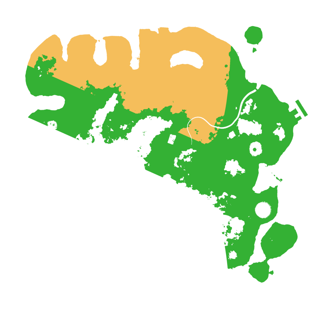 Biome Rust Map: Procedural Map, Size: 3500, Seed: 985572718