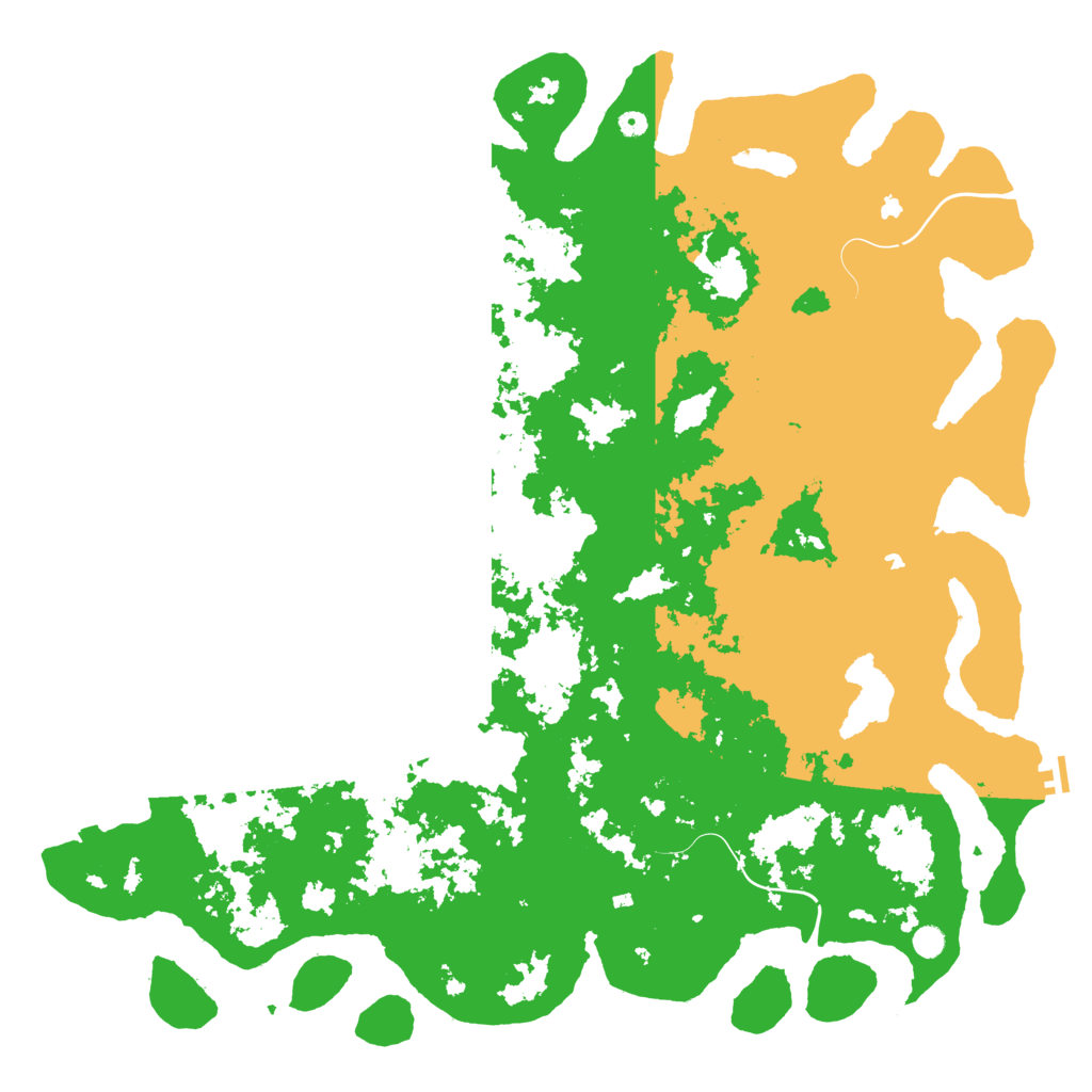 Biome Rust Map: Procedural Map, Size: 6000, Seed: 873434273