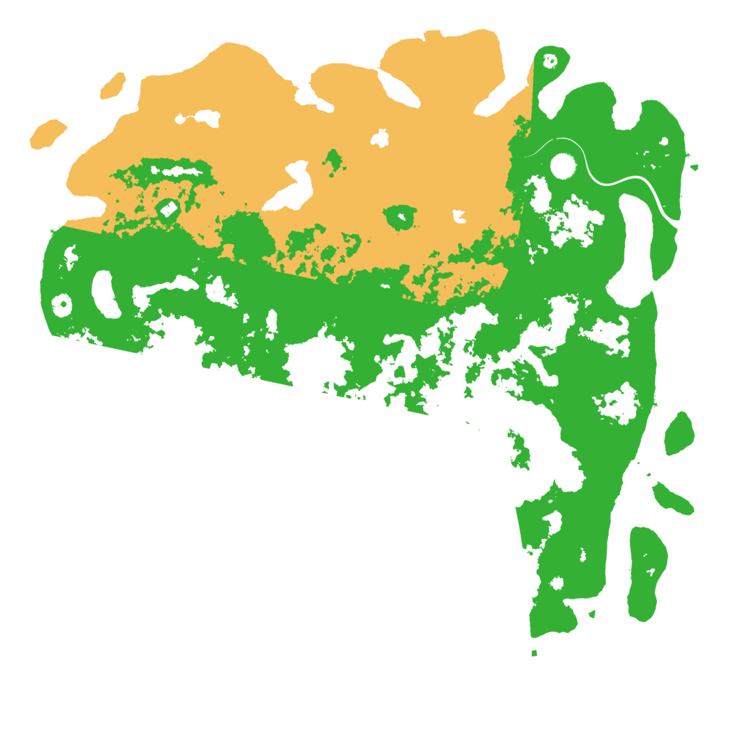 Biome Rust Map: Procedural Map, Size: 5000, Seed: 830209422