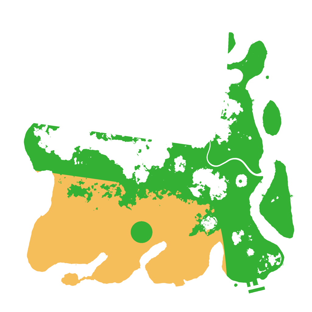 Biome Rust Map: Procedural Map, Size: 3800, Seed: 65818